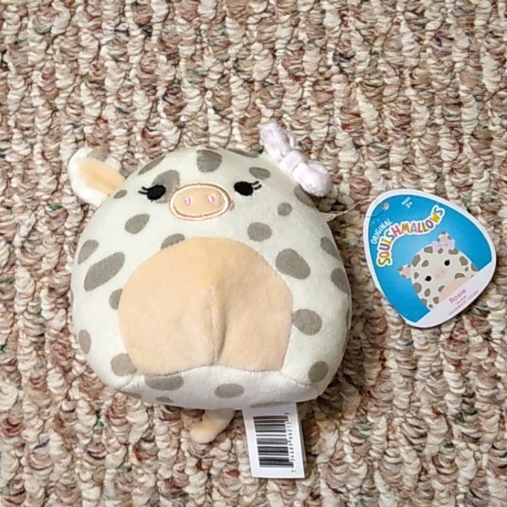 NWT ROSIE the pig 6" squishmallow
